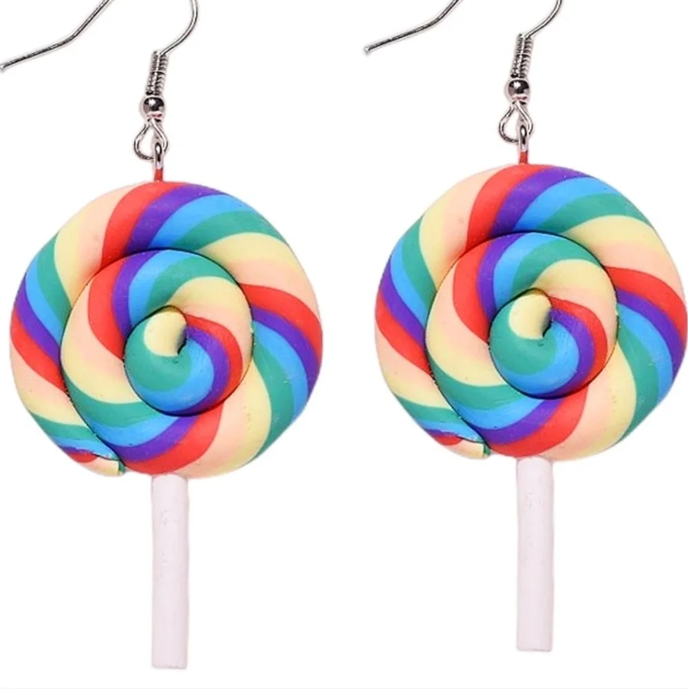 Colorful Lollipop Earrings
